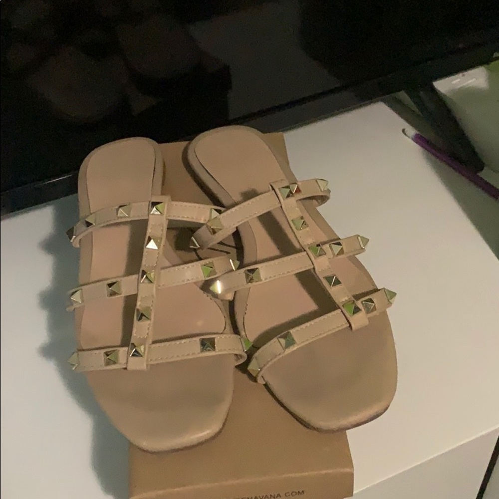 Studded sandals